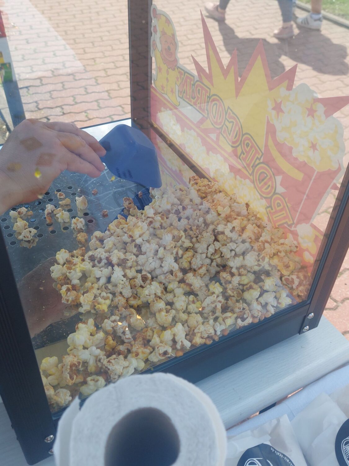 Die Popcorn-Maschine
