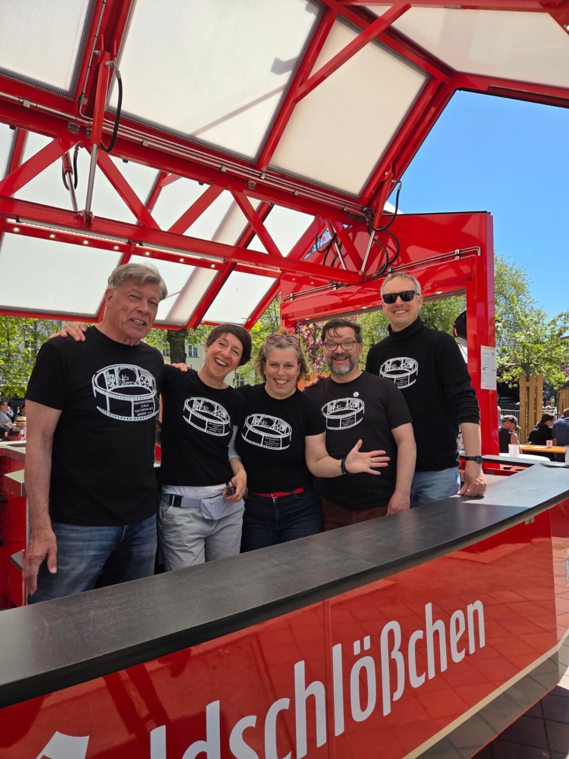 Jürgen, Steffi H., Steffi L., Thomas und Christoph