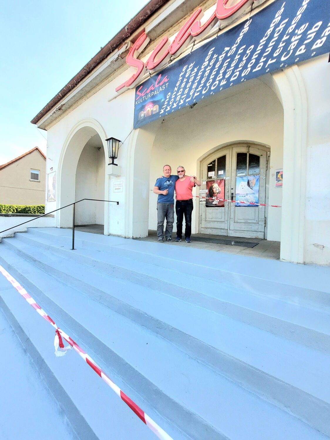 Jens und Richi nach getaner Arbeit