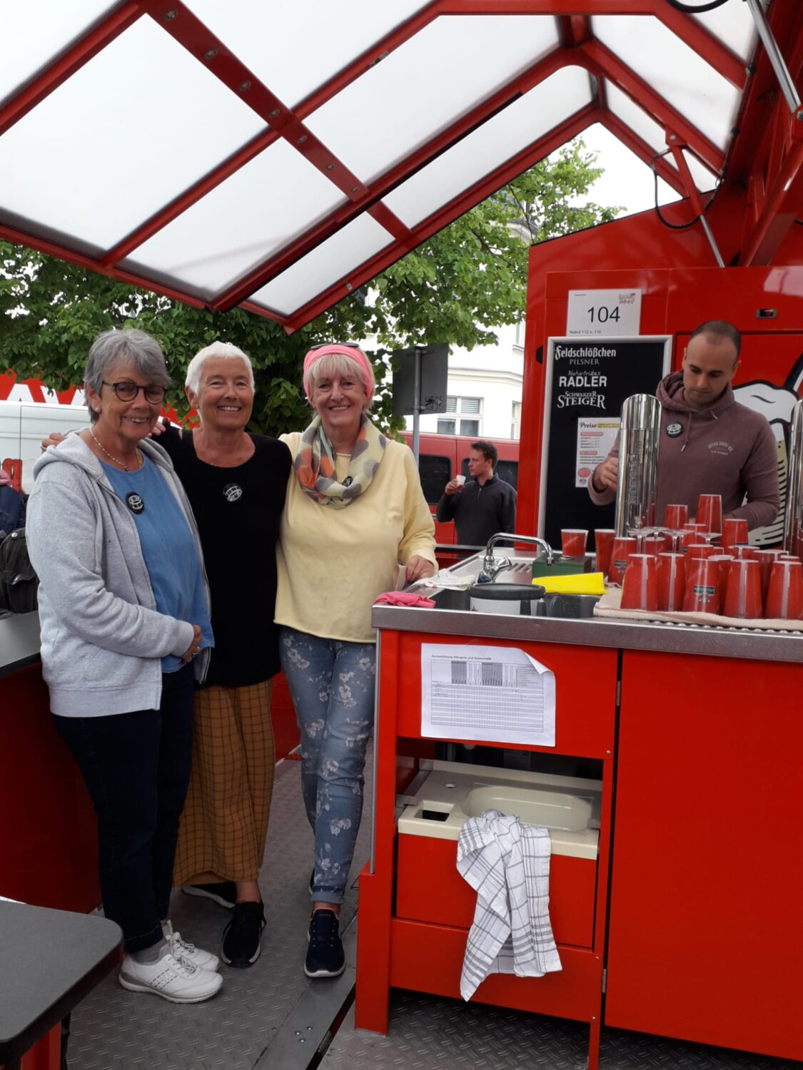 Editha mit Hanna und Gudrun