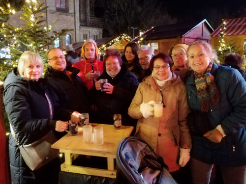 Brigitte, Jens, Kai-Uwe, Britta, Luzie, Richi, Manu, Evelyn und Sylvia