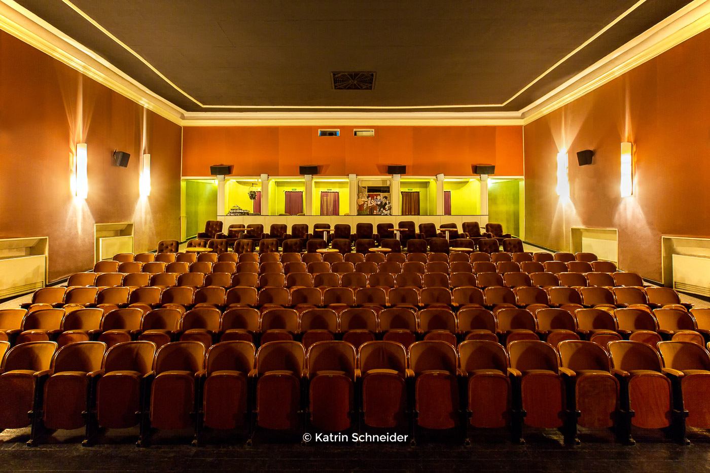 Scala Kulturpalast - Blick von der Bühne in den Saal